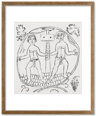 Winemakers - Preliminary drawing